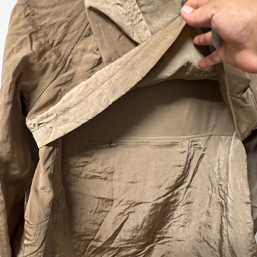 Lululemon Seek Vistas 1/2 Zip Jacket
 Frontier Size M/L Khaki - Picture 11 of 12